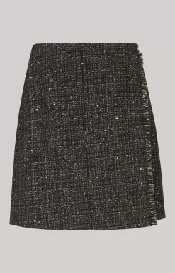 Sale JOOP! Tweed Skirt in /Grey/Gold black