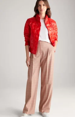 Best JOOP! Twill trousers in Beige/Red Check red/beige