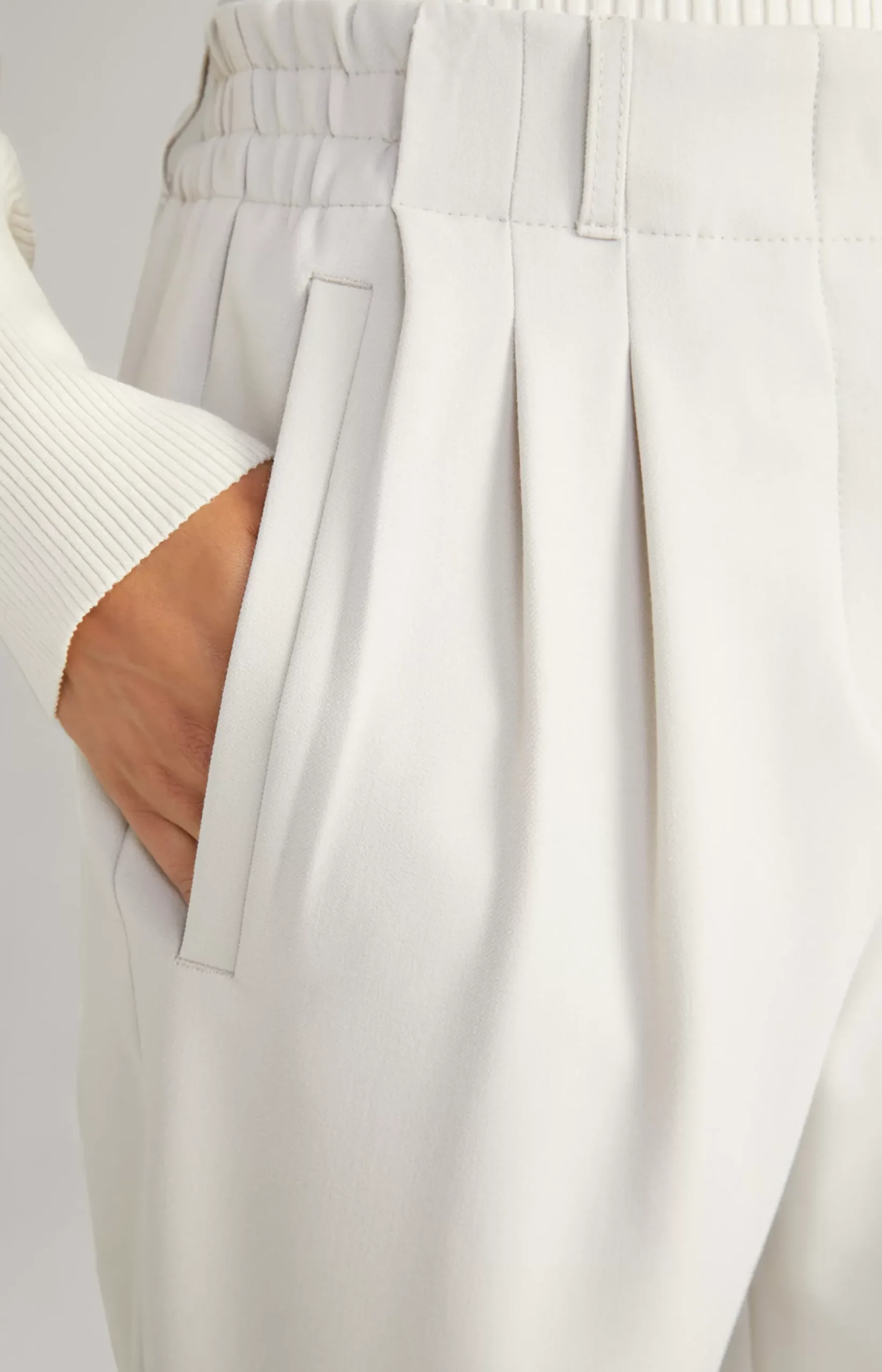 Outlet JOOP! Twill Trousers in grey/beige