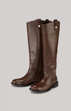 New JOOP! Unico Tori Riding Boots in Dark brown