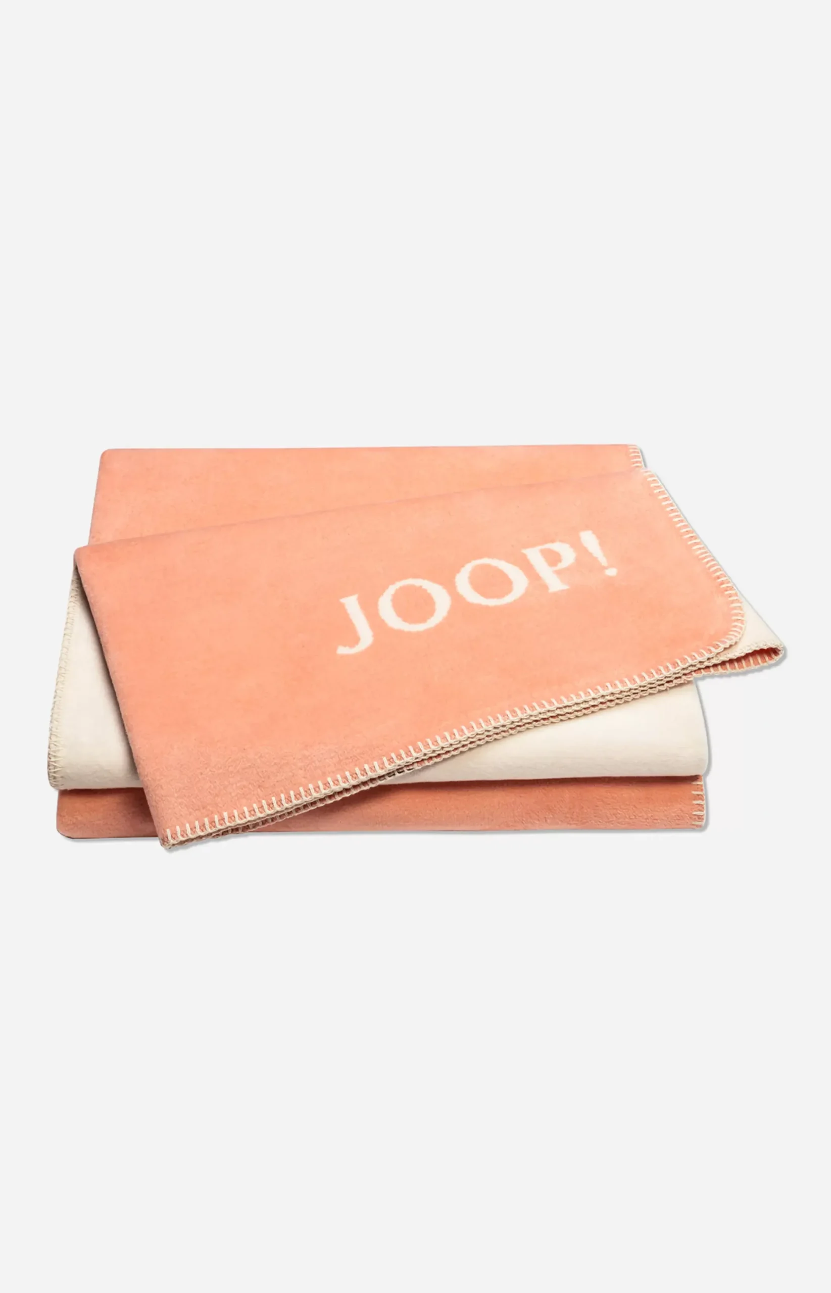 New JOOP! Uni-Doubleface Throw in apricot/sand