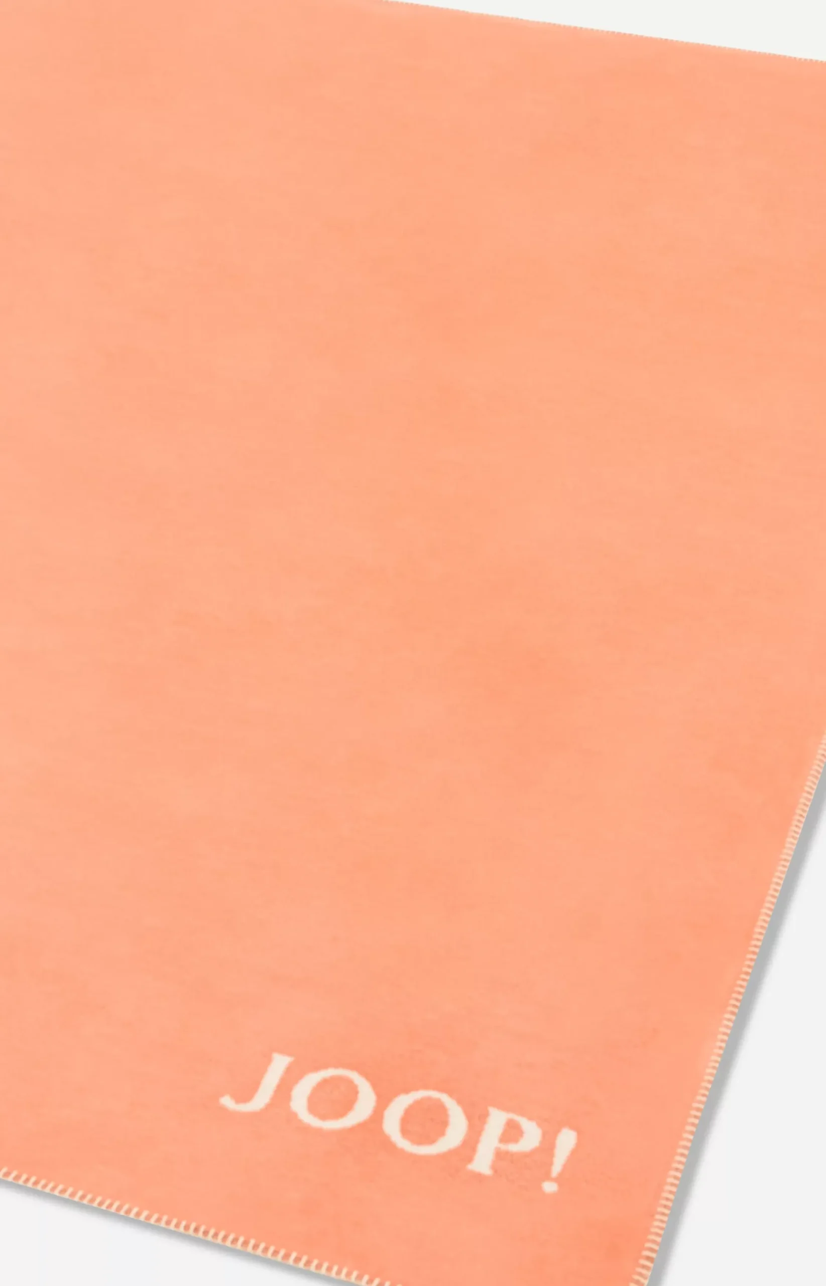 New JOOP! Uni-Doubleface Throw in apricot/sand