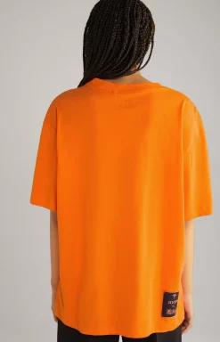 Discount JOOP! Unisex Cotton T-Shirt in neon orange