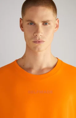 Discount JOOP! Unisex Cotton T-Shirt in neon orange