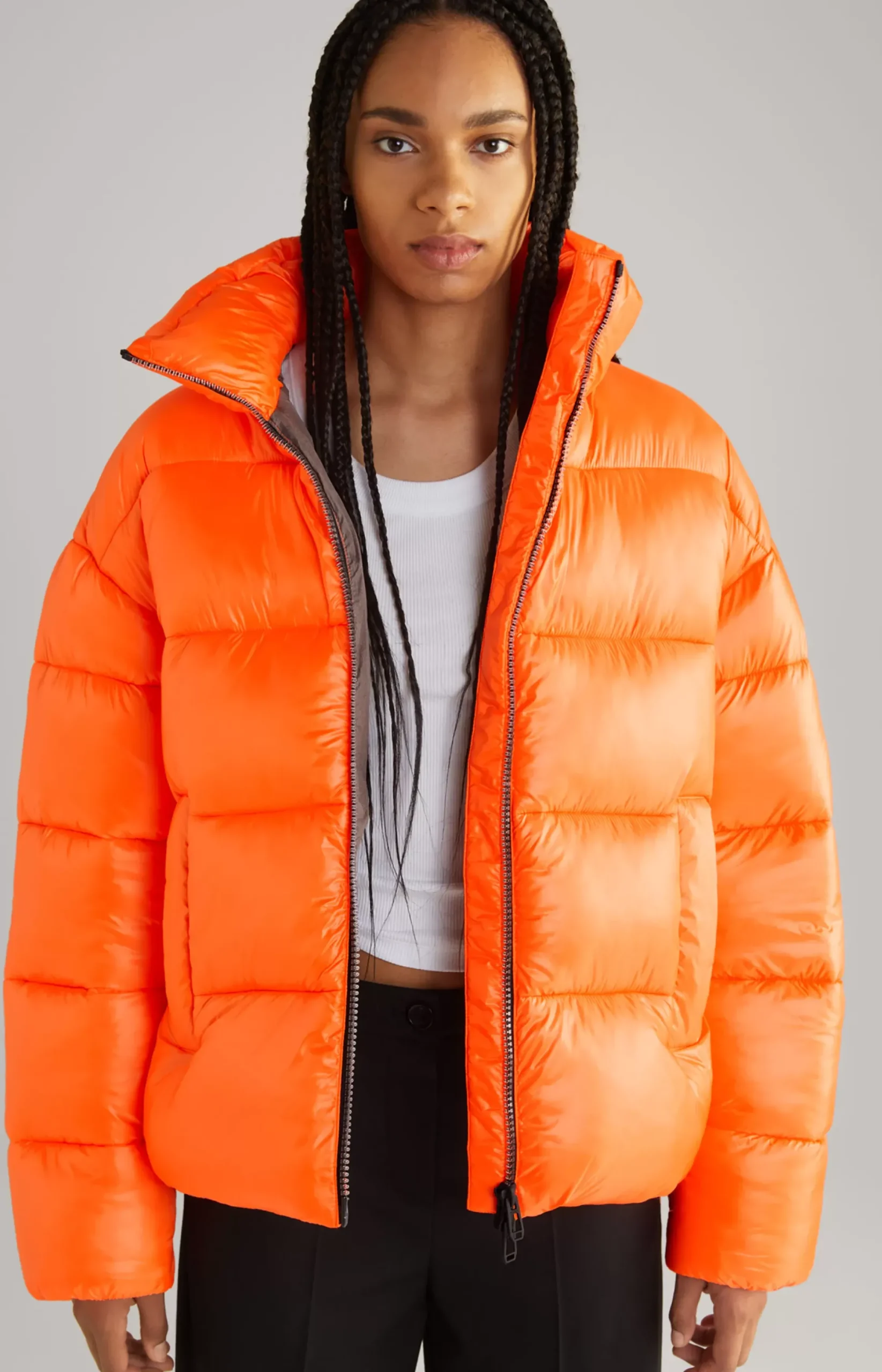 Best JOOP! Unisex Quilted Jacket in orange
