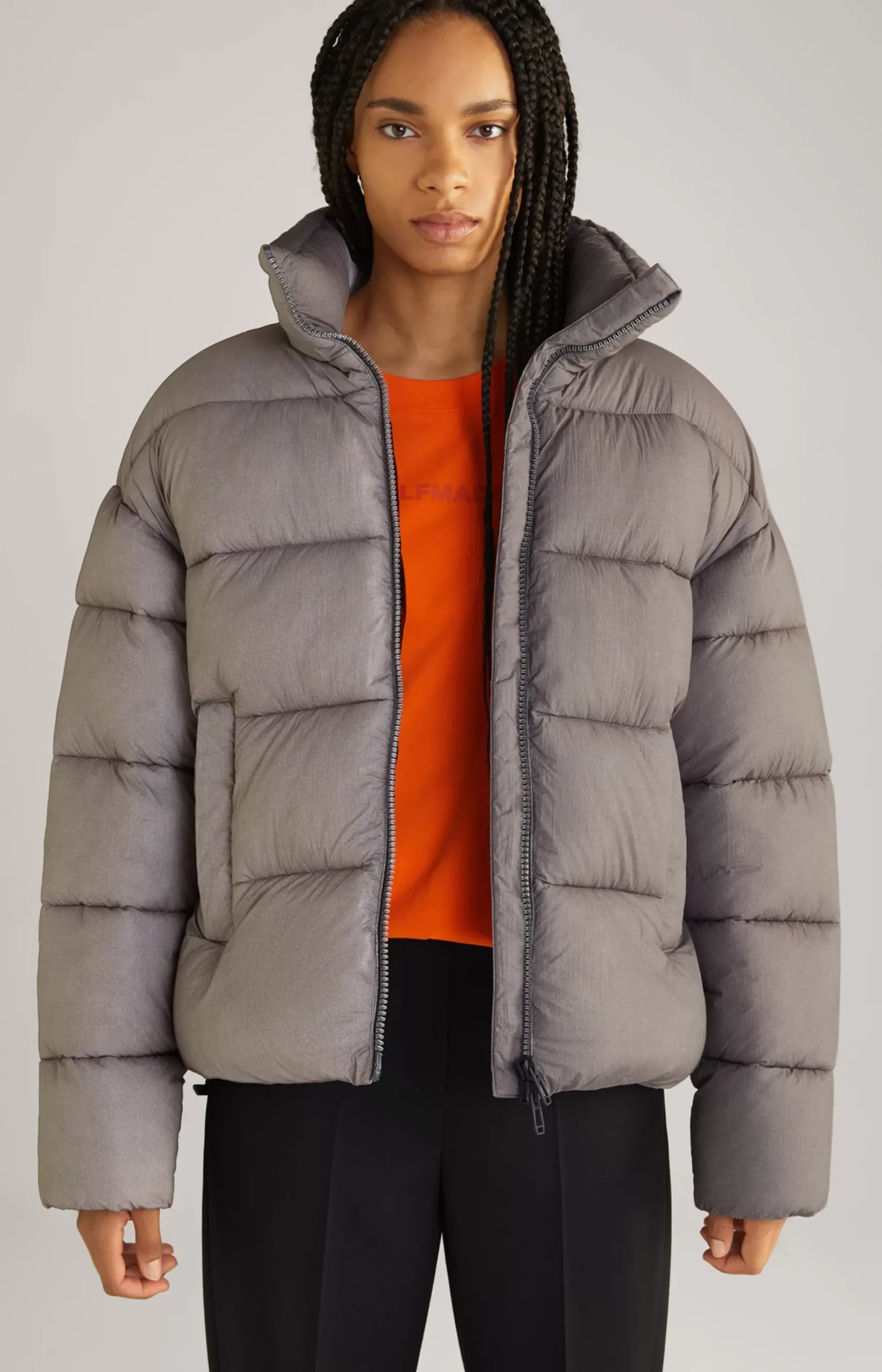 Outlet JOOP! Unisex Quilted Jacket in grey
