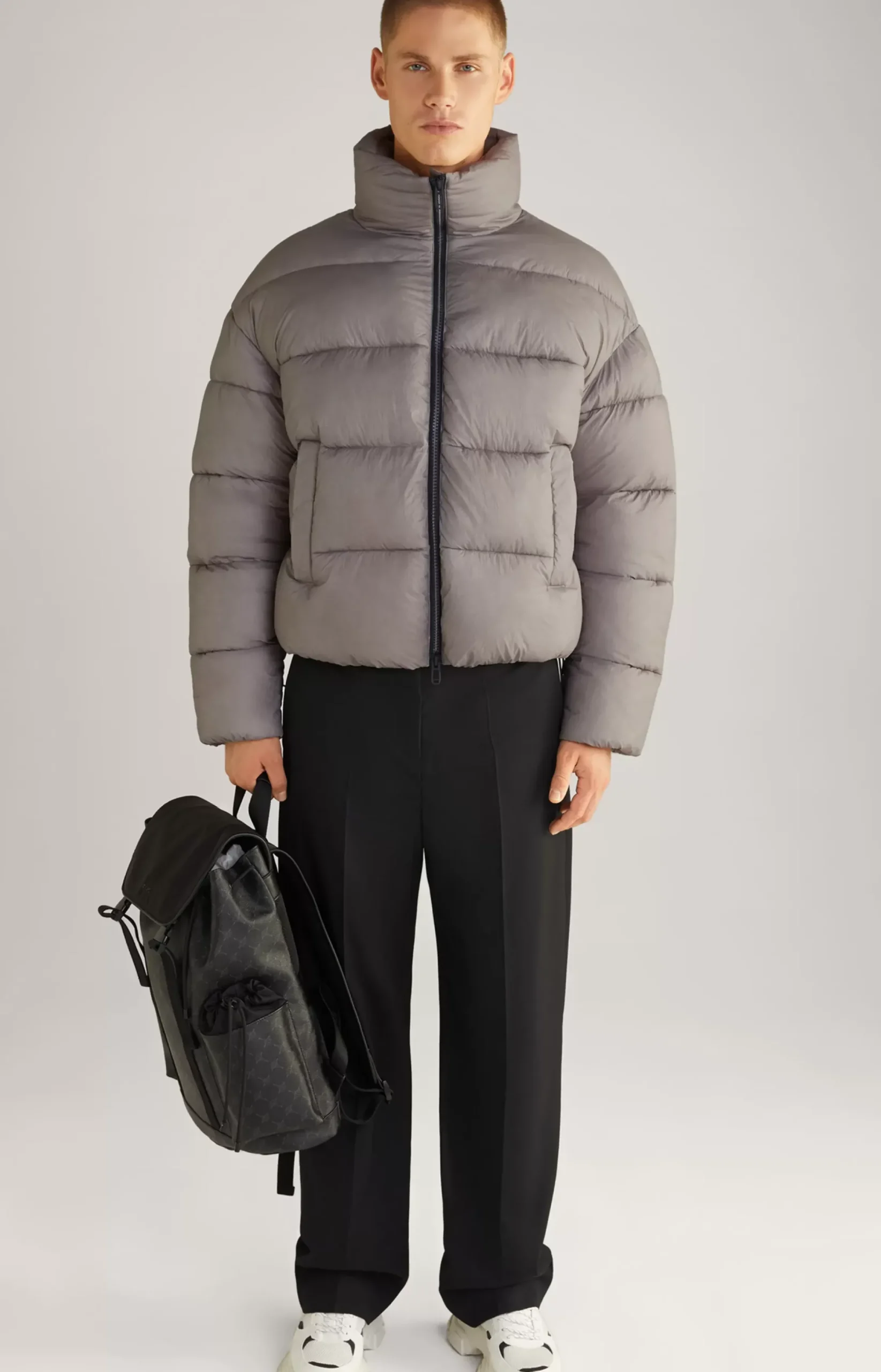 Outlet JOOP! Unisex Quilted Jacket in grey