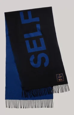 Hot JOOP! Unisex Scarf in black/blue