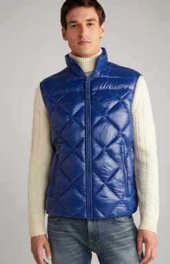 Outlet JOOP! Vanor Quilted Nylon Waistcoat in blue