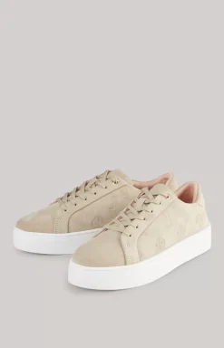 Discount JOOP! Velluto Stampa New Daphne Trainers in beige