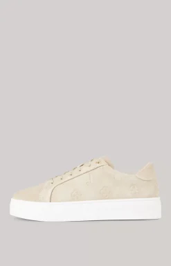 Discount JOOP! Velluto Stampa New Daphne Trainers in beige