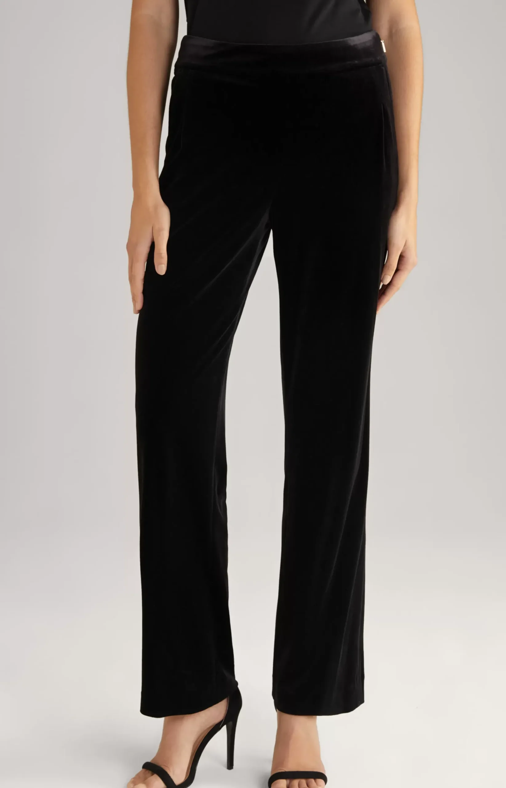 JOOP! Velvet Trousers in black