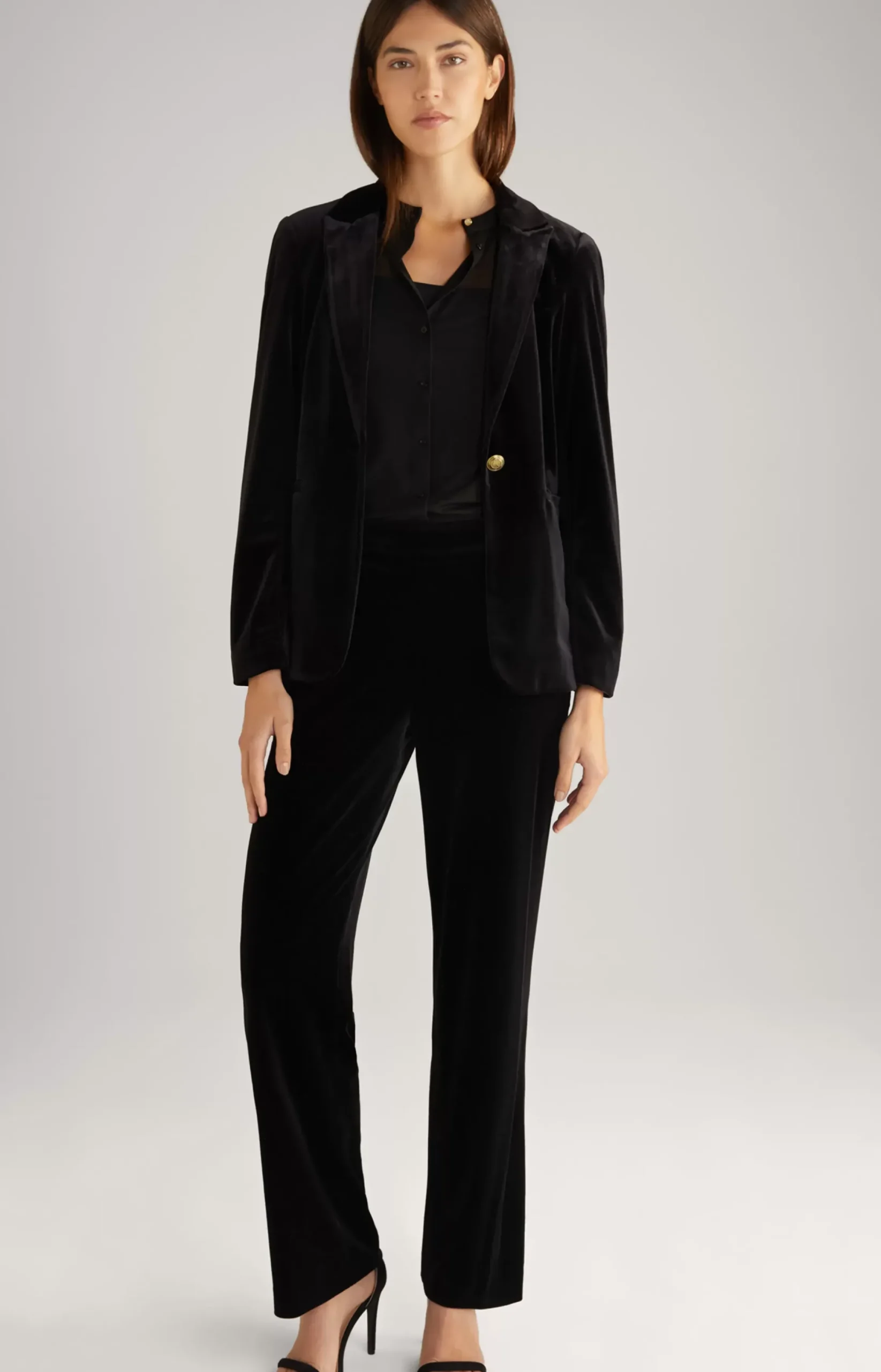 JOOP! Velvet Trousers in black
