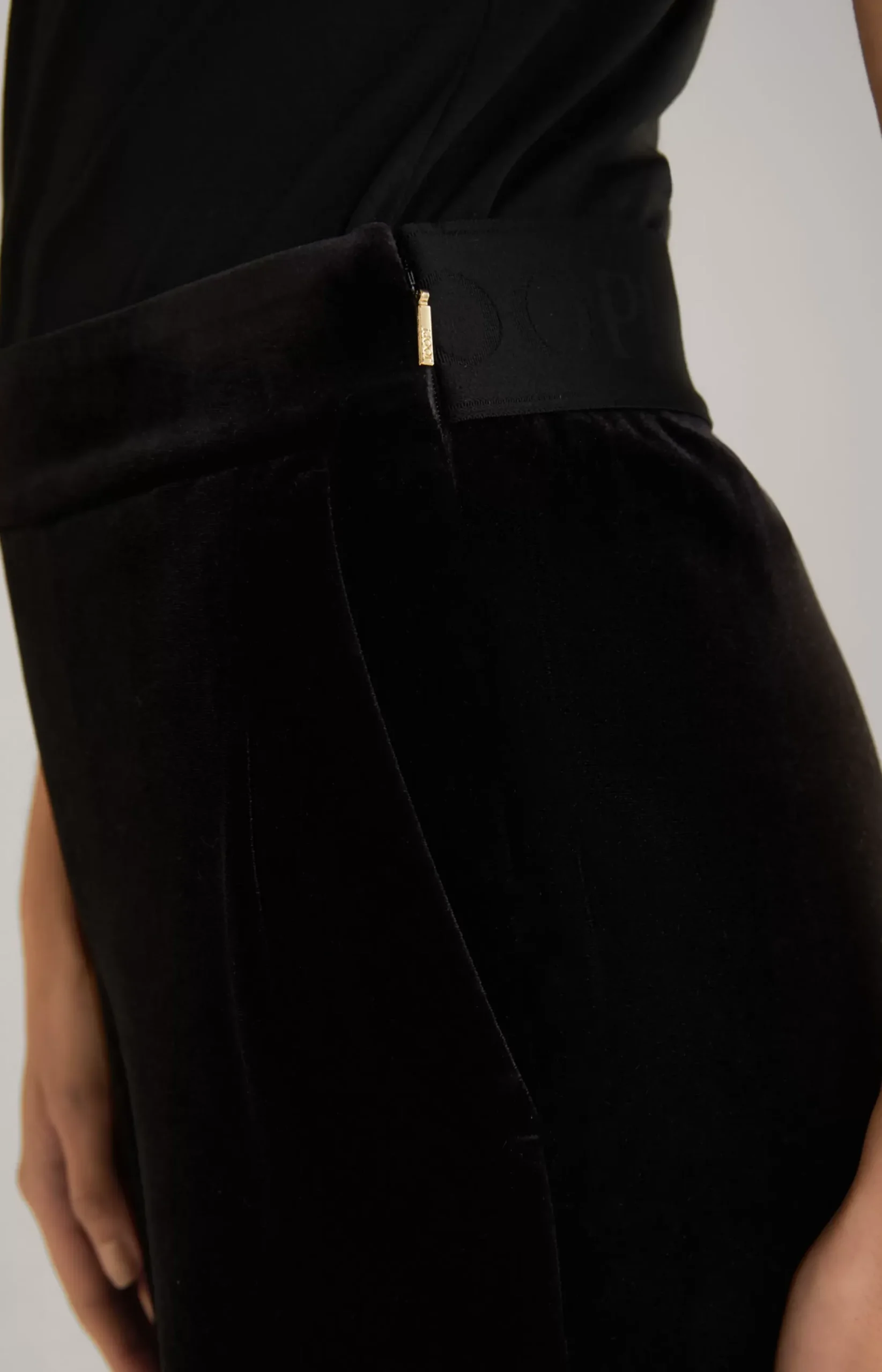 JOOP! Velvet Trousers in black