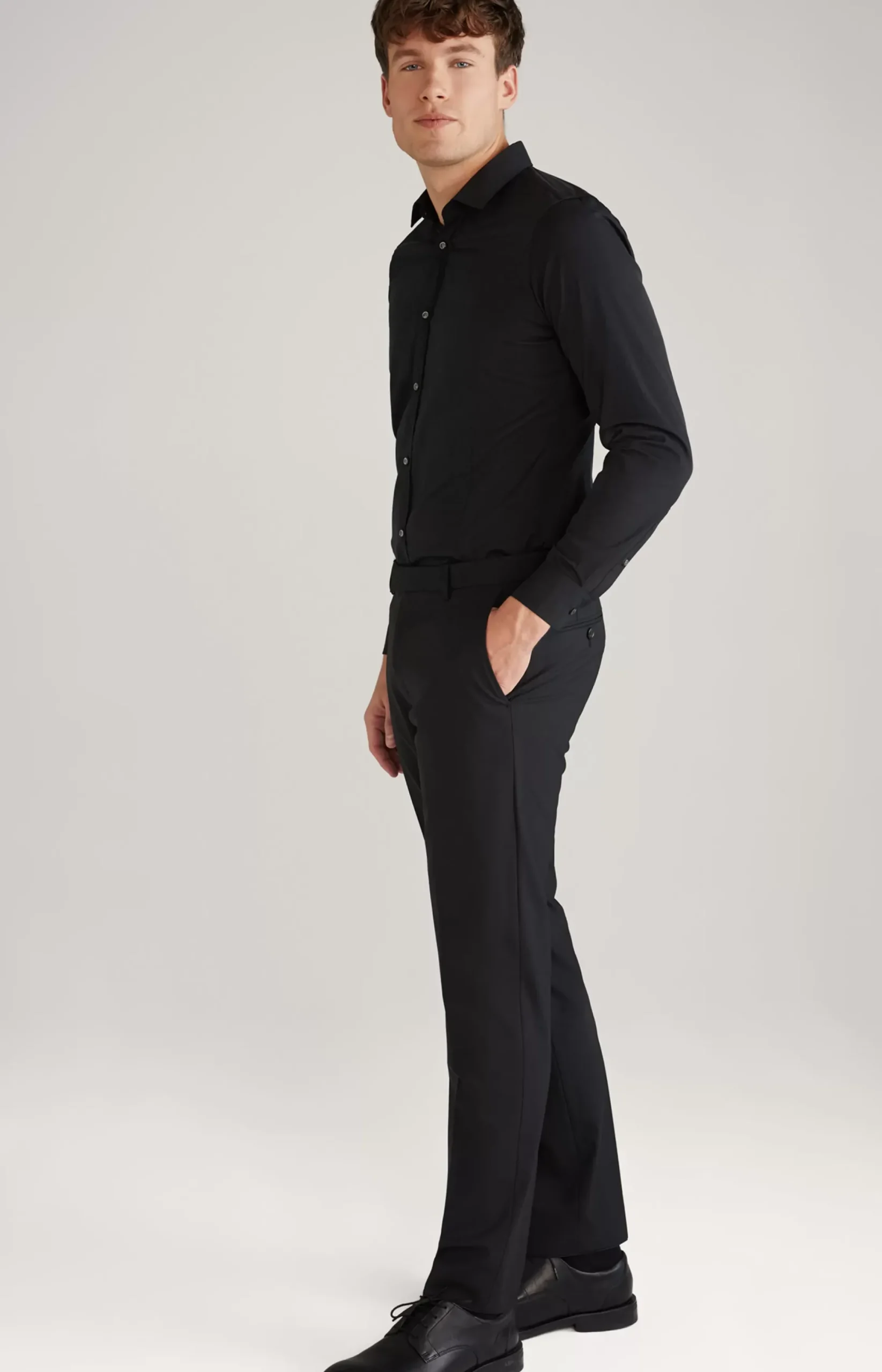 Clearance JOOP! Victor Stretch Cotton Shirt in black