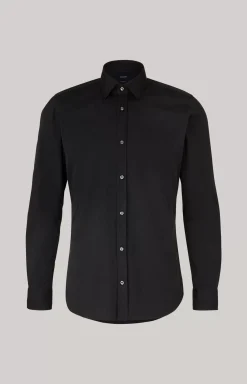 Clearance JOOP! Victor Stretch Cotton Shirt in black