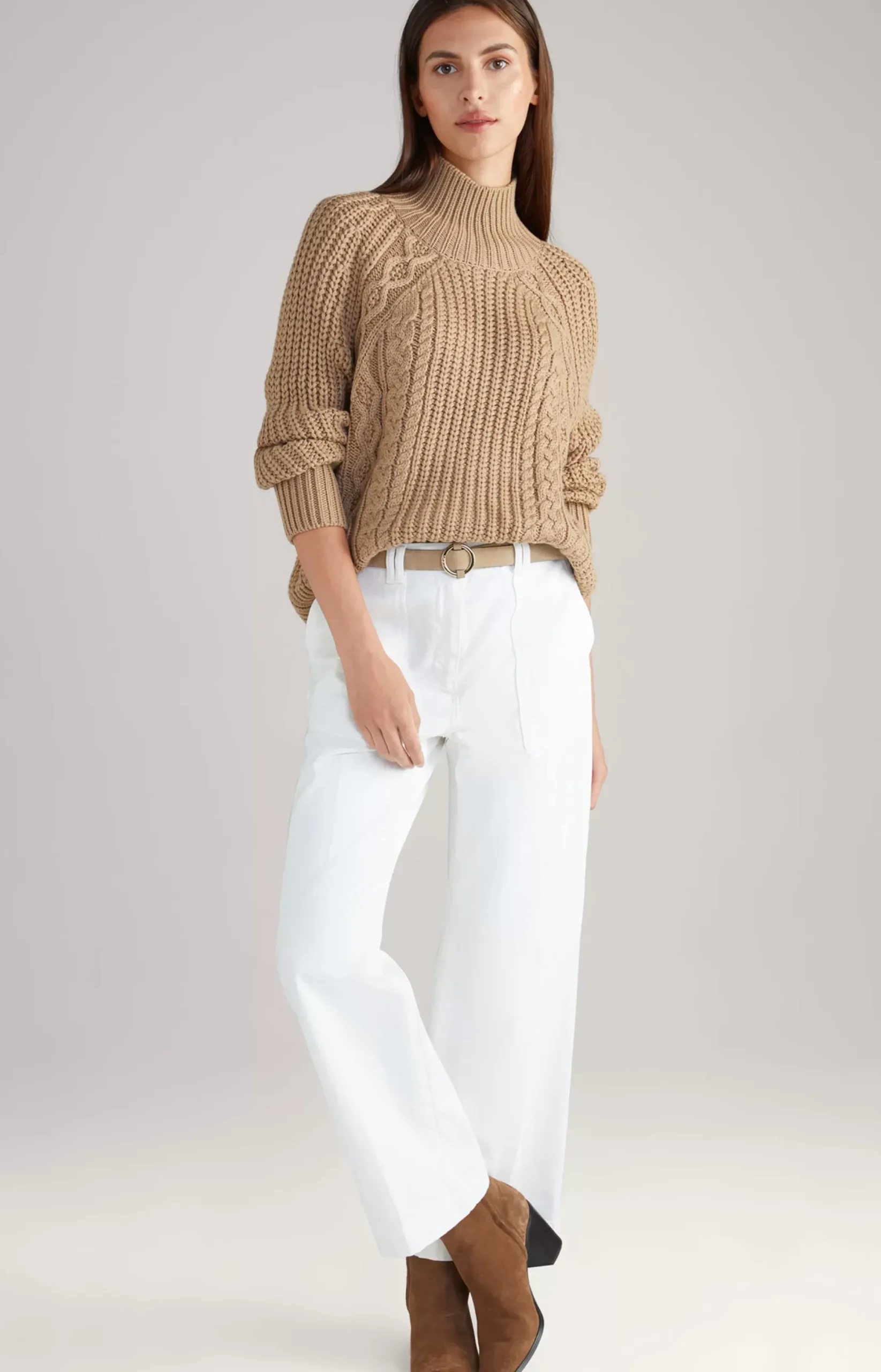 Discount JOOP! Virgin Wool Blend Jumper in beige