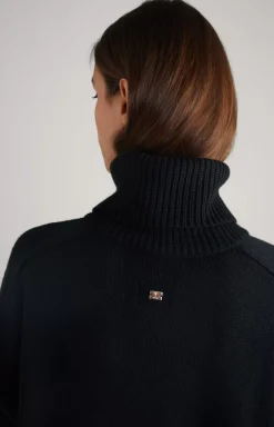 Online JOOP! Virgin Wool Blend Knitted Jumper in black