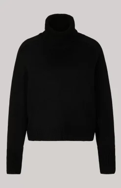 Online JOOP! Virgin Wool Blend Knitted Jumper in black