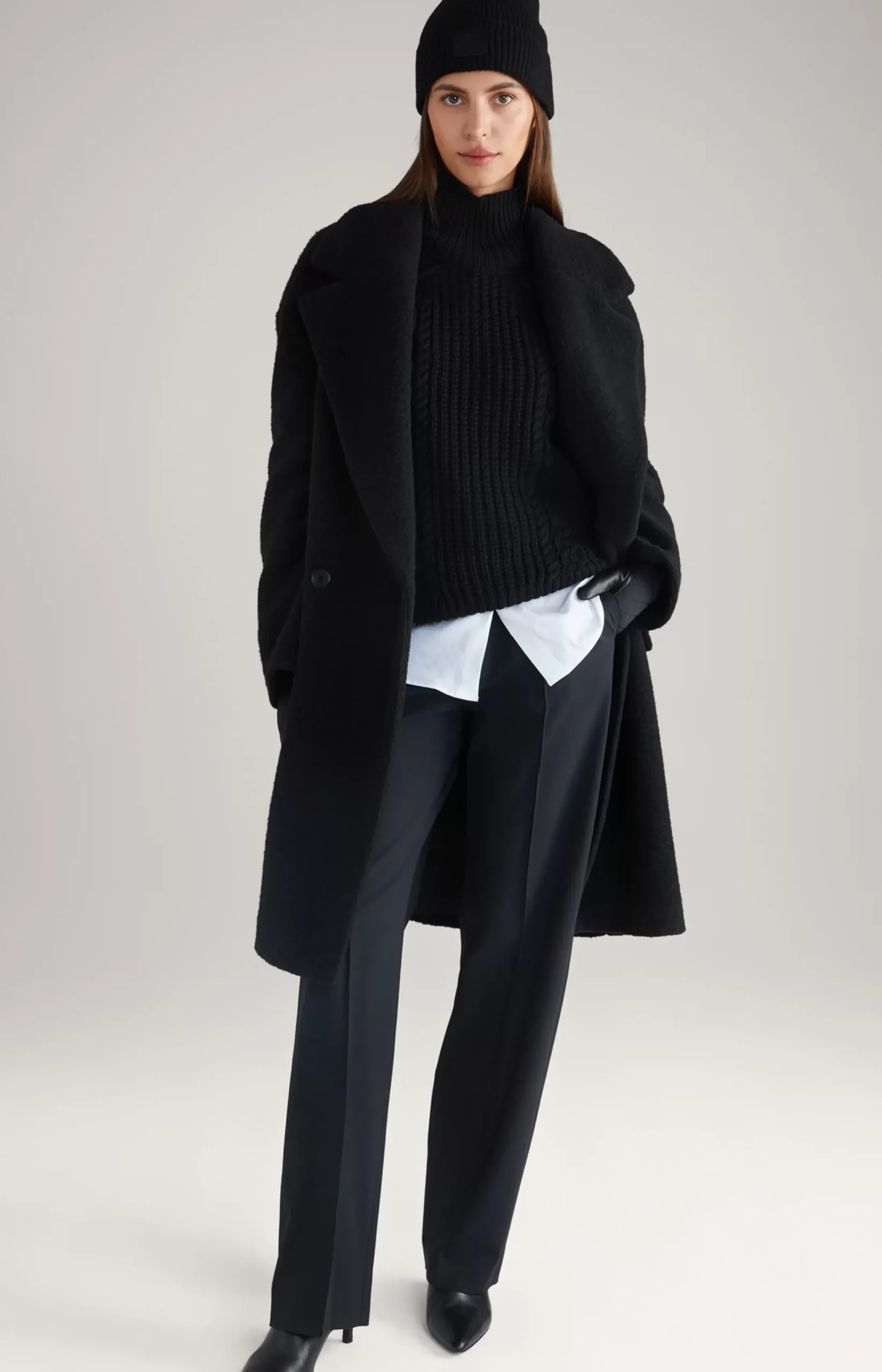 Online JOOP! Virgin Wool Mix Jumper in black