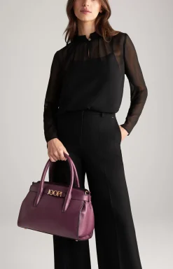 JOOP! Vivace Giulia Handbag in Violet checked dark brown 1
