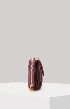 Discount JOOP! Vivace Martha Wallet in Purple checked dark brown 1