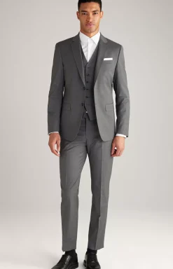 Hot JOOP! Wackno Modular Suit Waistcoat in Grey grey melange