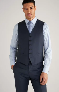 Online JOOP! Wackno Modular Waistcoat in Navy colour_10001786-402