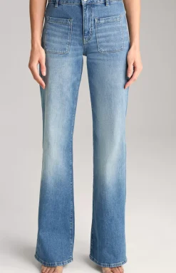Outlet JOOP! Wide Leg Jeans in a Washed Look blue