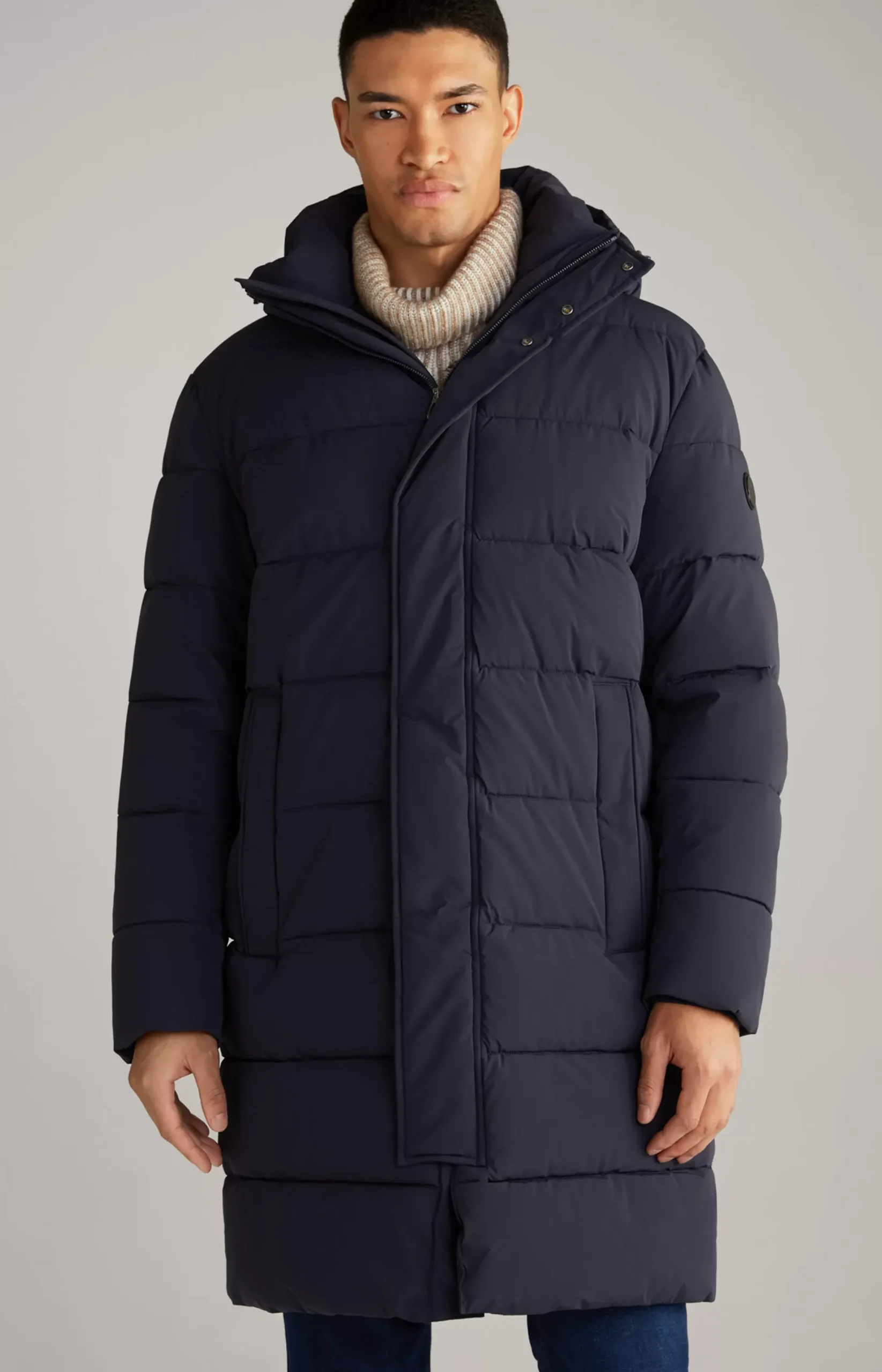 Hot JOOP! Winsten Quilted Coat in dark blue