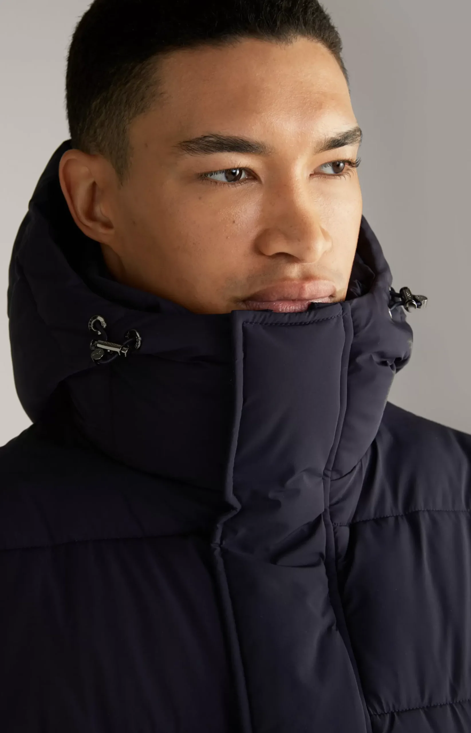 Hot JOOP! Winsten Quilted Coat in dark blue