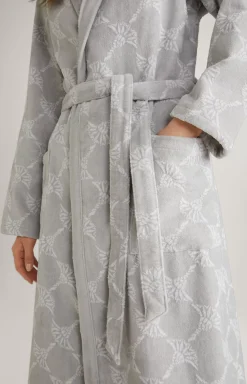 Outlet JOOP! Women’s bathrobe in silver grey