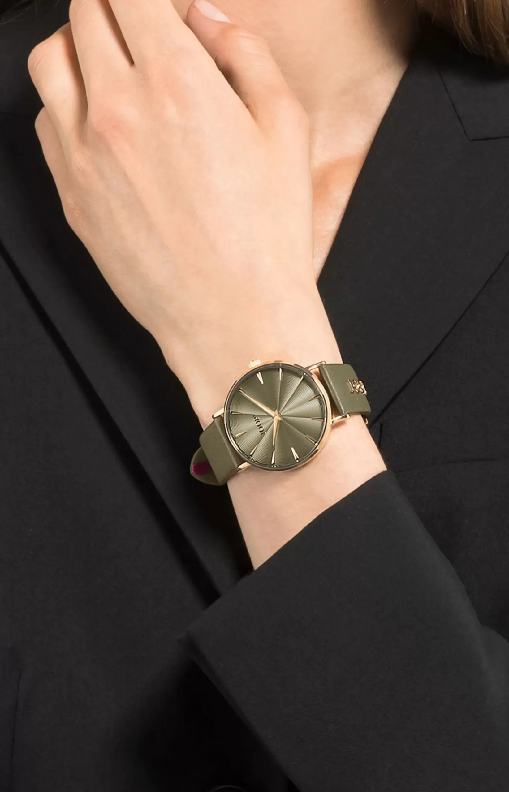 JOOP! Women's Watch in khaki/gold