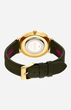 JOOP! Women's Watch in khaki/gold