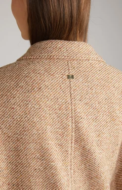 Sale JOOP! Wool Blend Coat in brown/ecru