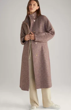 Outlet JOOP! Wool Blend Coat in ecru/purple