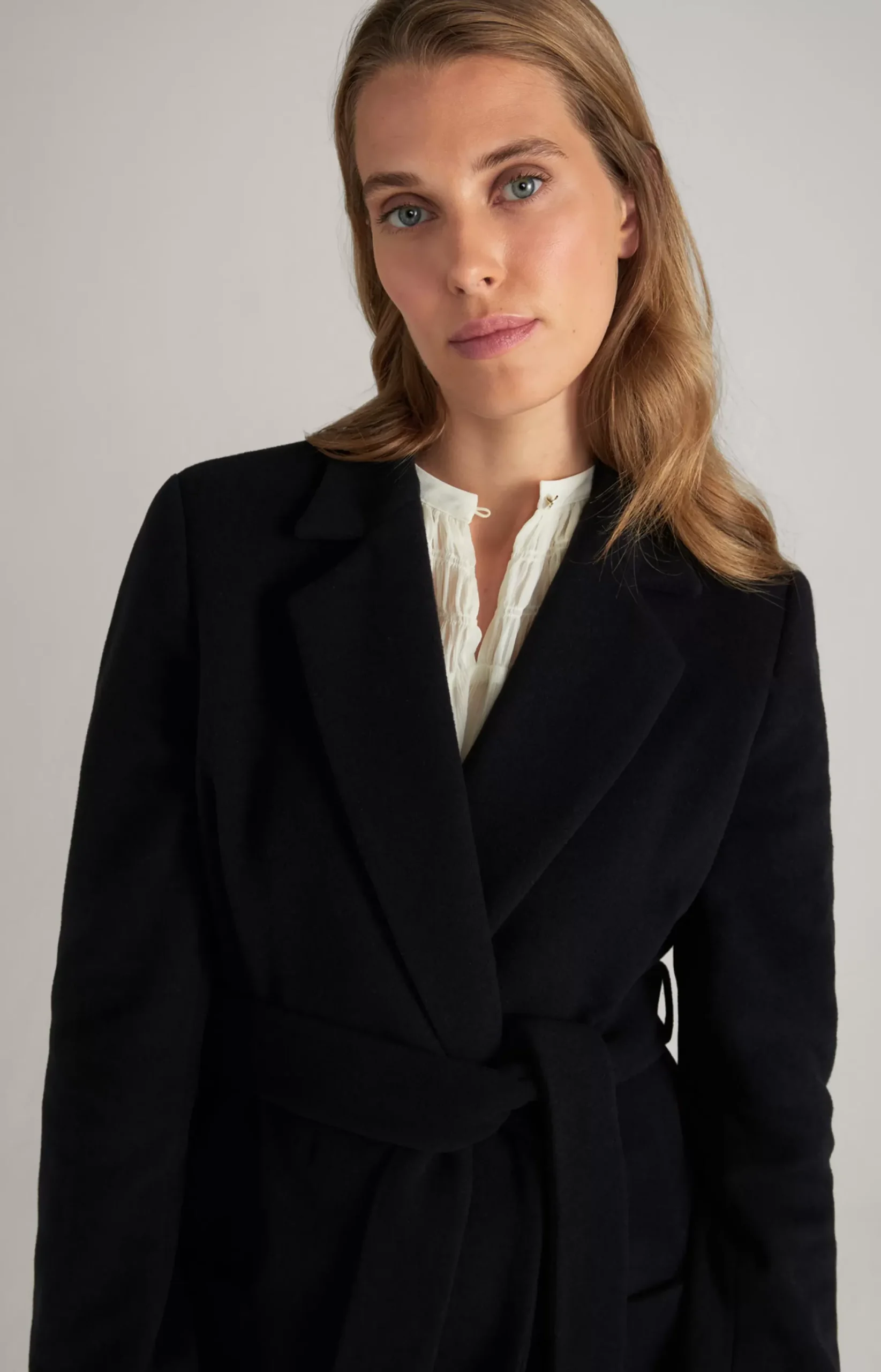 Discount JOOP! Wool Mix Coat in Dark Blue navy