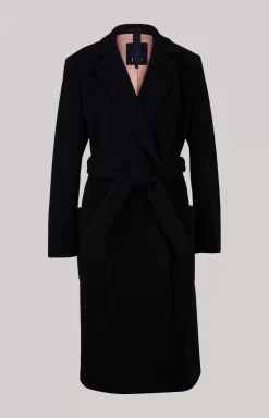 Discount JOOP! Wool Mix Coat in Dark Blue navy