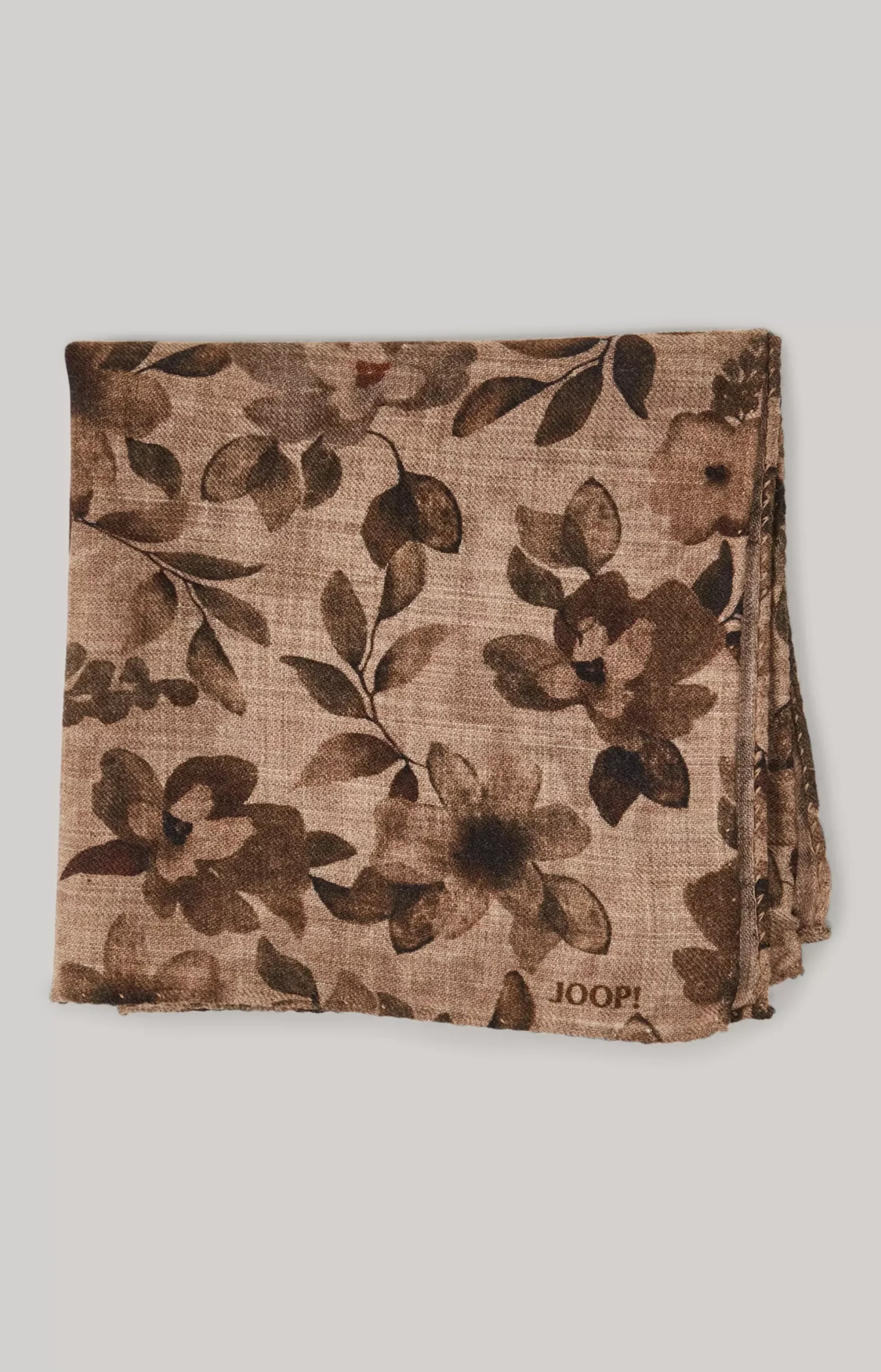 Outlet JOOP! Wool Pocket Square in brown